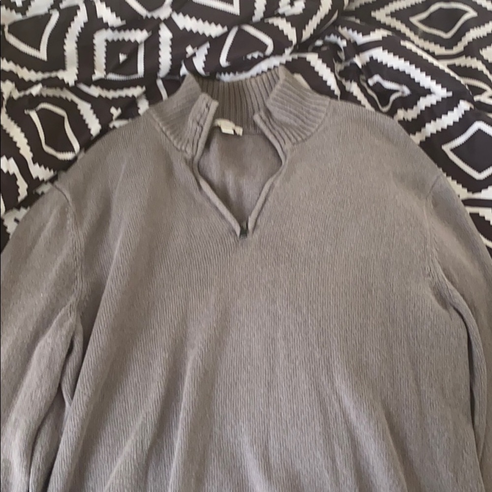 Gap mid zipper down sweater